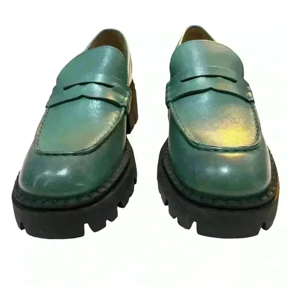 Free People Lyra Lug Sole Loafers Women EU 39.5 US 9-9.5 - Picture 5 of 14